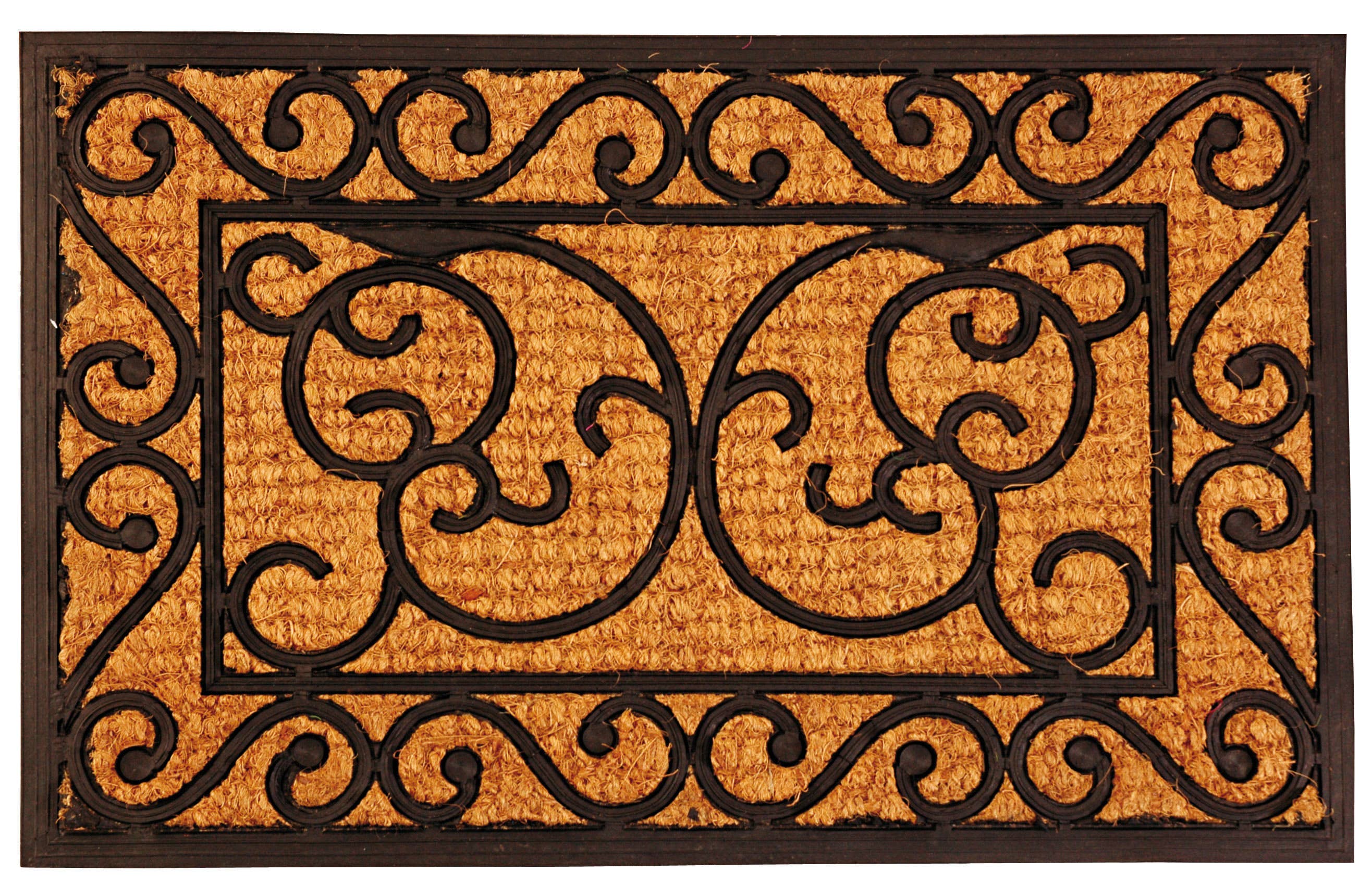 Rectangular Doormat, Rubber/Coir - Small