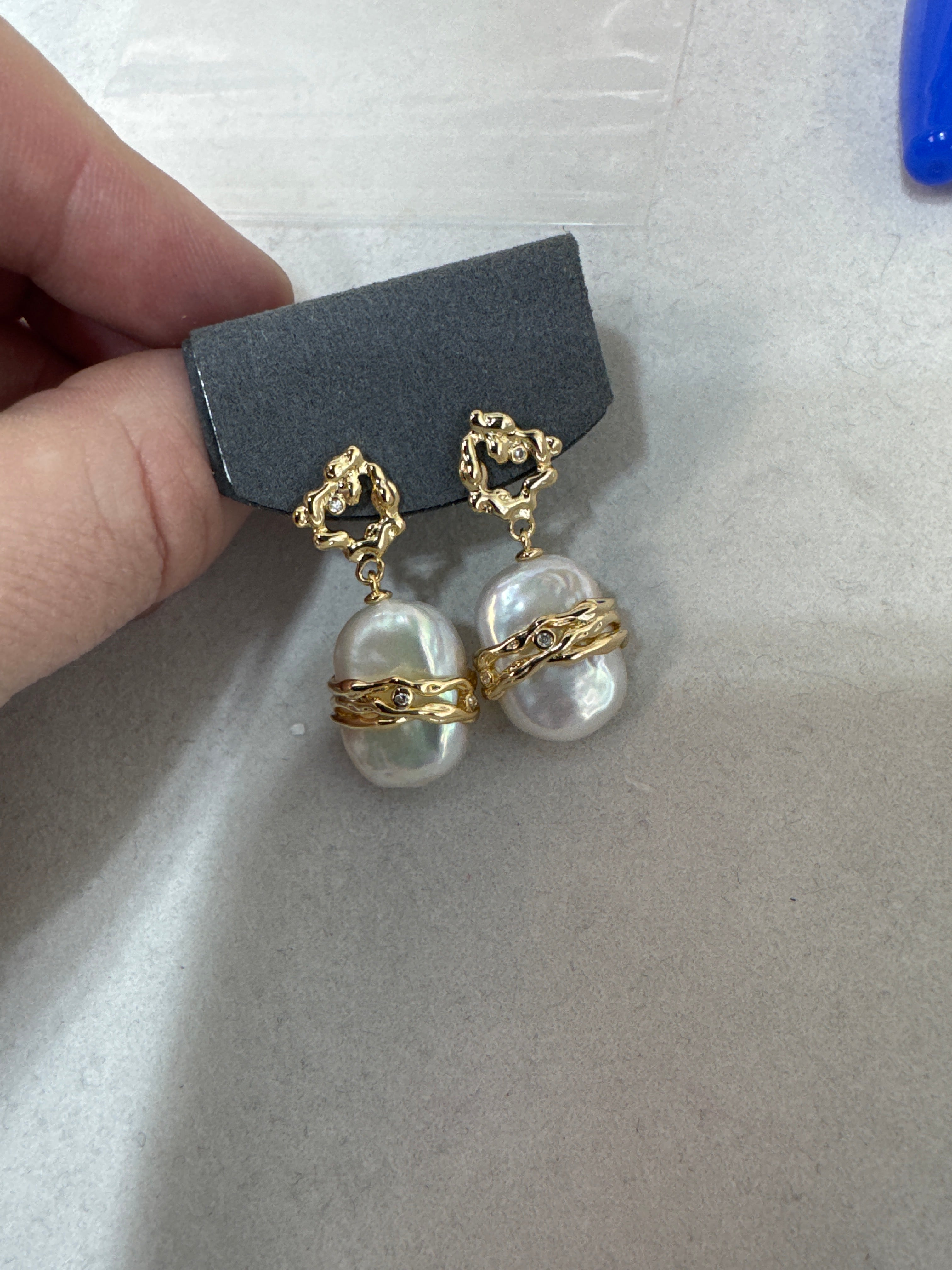 Pre order Pearl drop earrings