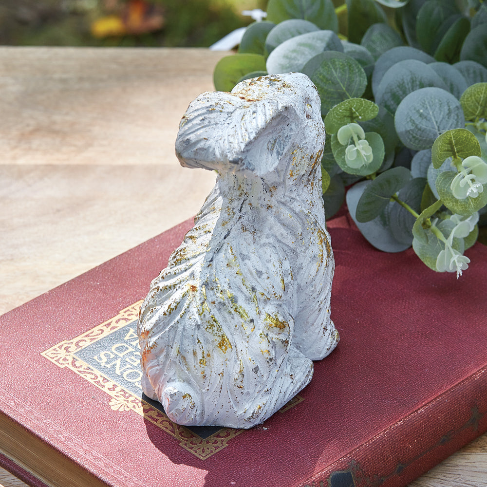 Rustic Cottage Valiant Bunny Figurine