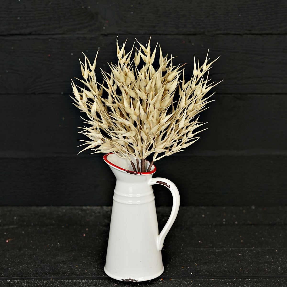 16" Cream Bearded Wheat Grass Stem