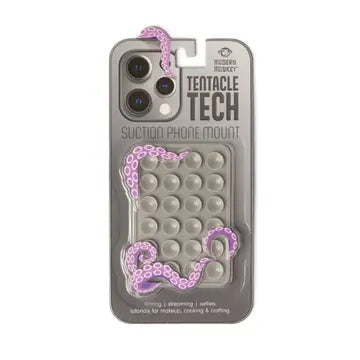 Modern Monkey Tentacle Tech Suction Phone Mount, Color Options