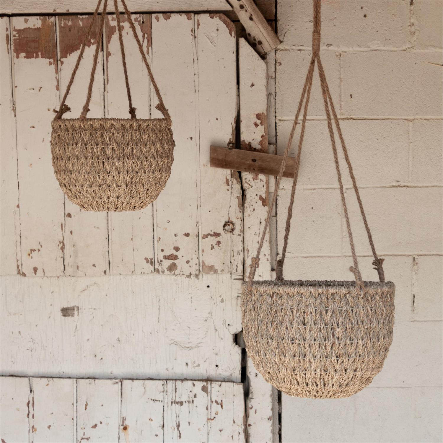 Hanging Seagrass Basket, Size Options