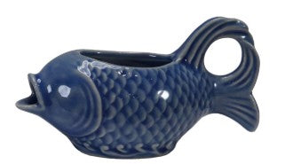 Stoneware Fish Shaped Creamer, Color Options