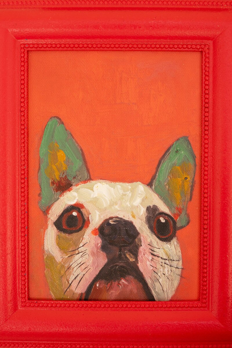 Framed Dog Painting, 3 Style Options