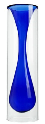 Pre Order Dual Layer Glass Vase, 4 Color Options