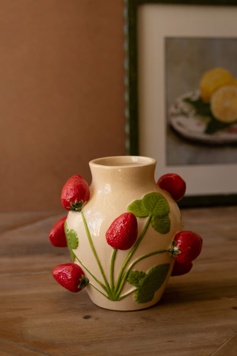 Pre Order Ceramic Strawberry Vase