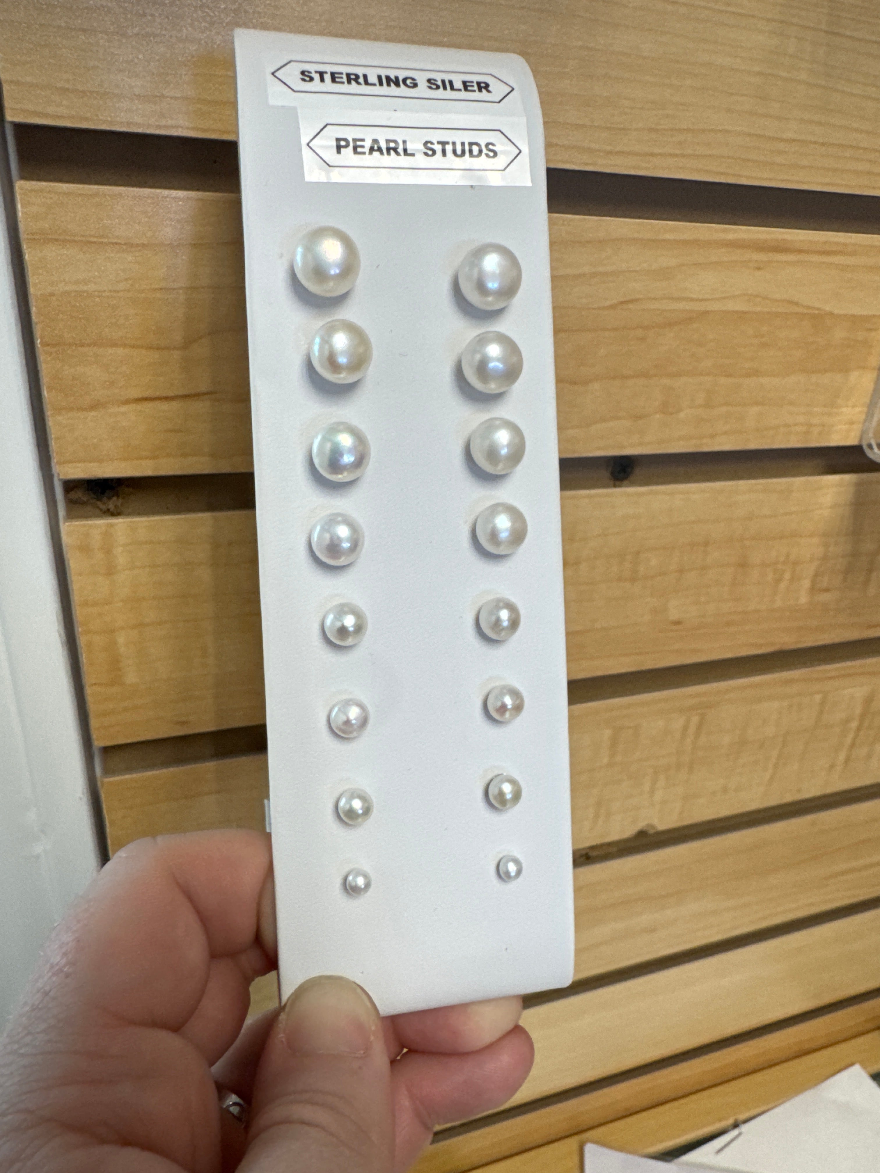 Pre order Pearl studs