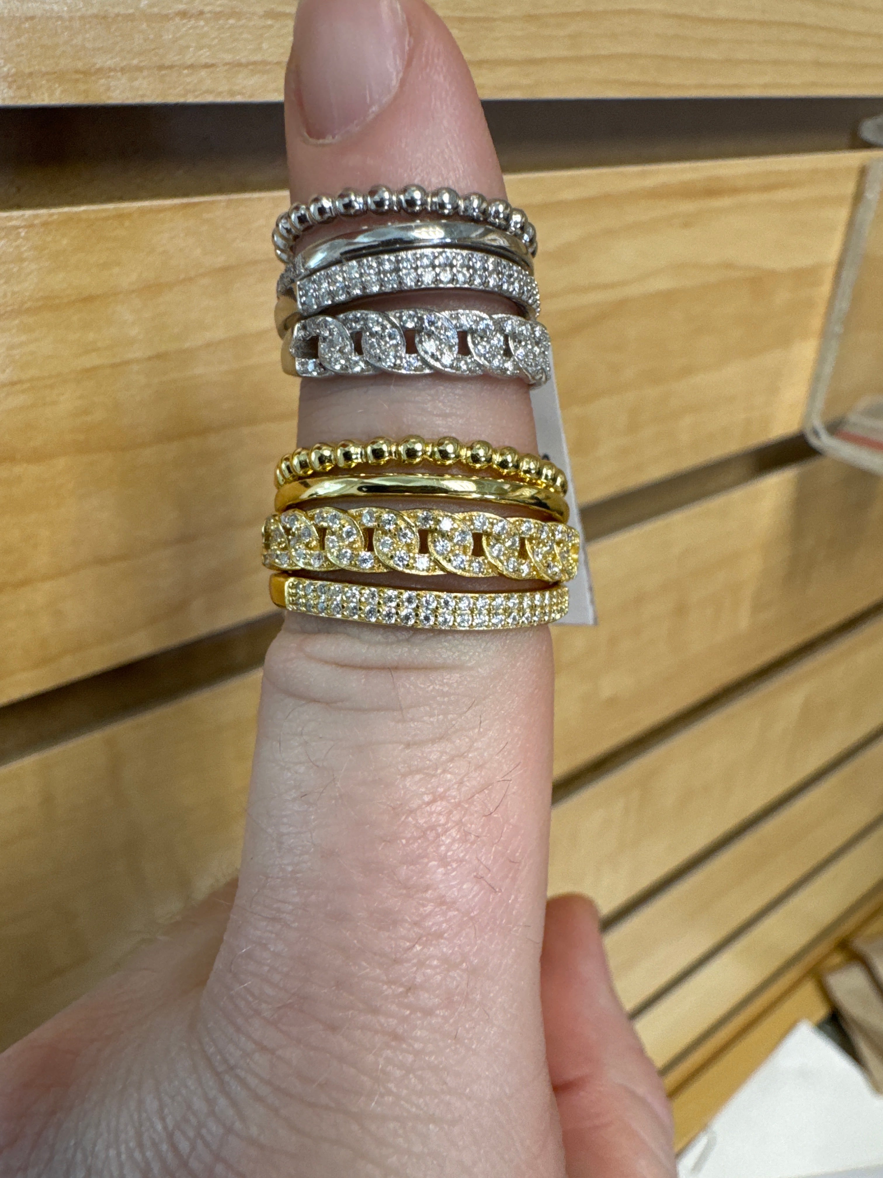 Pre order 4pc Stack rings