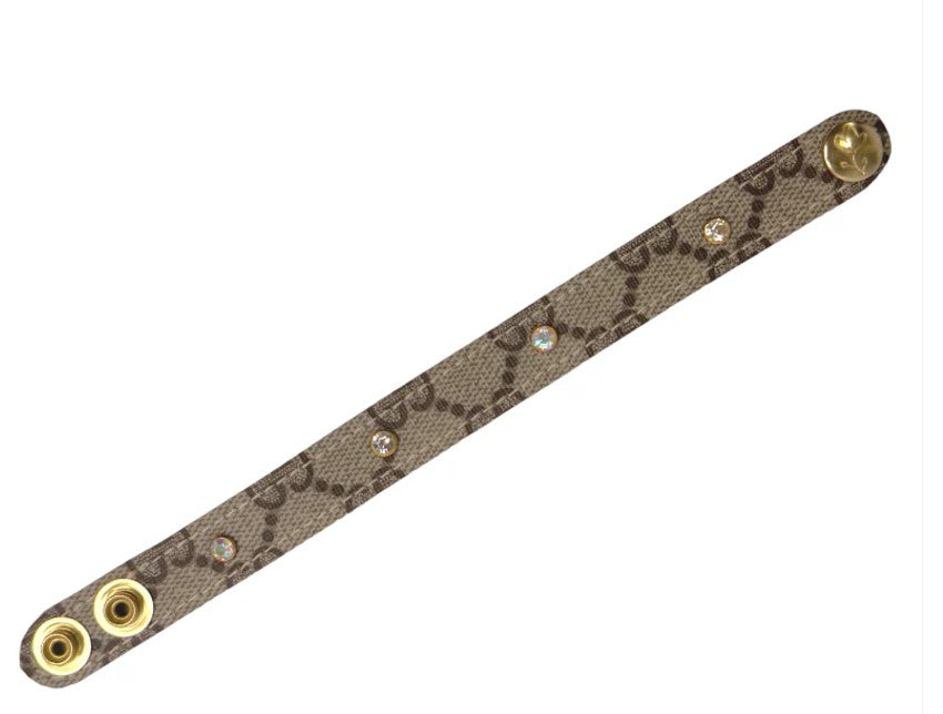 LuxAdorn Bracelet in Upcycled LV,GG