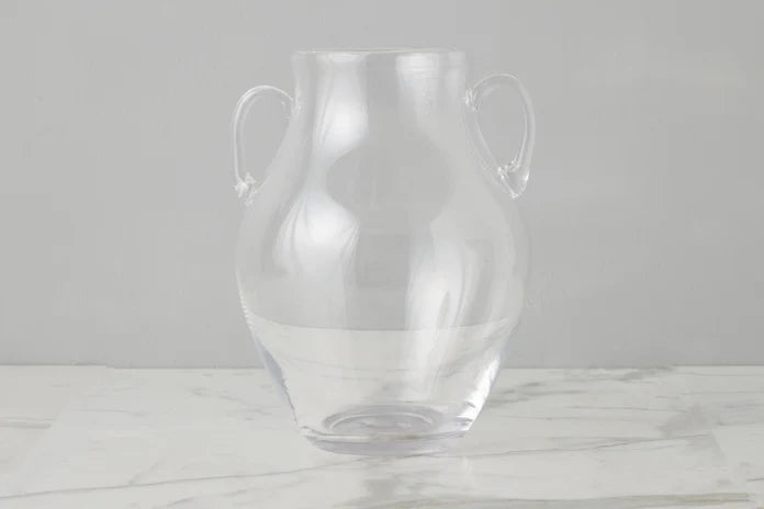 Glass Amphora Flower Vase, 3 Size Options