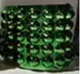 Hobnail Glass Vase, 3 Color Options