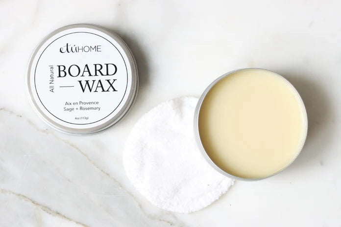 Food Safe Wood Board Wax, Beeswax and Coconut Oil, Rosemary and Sage