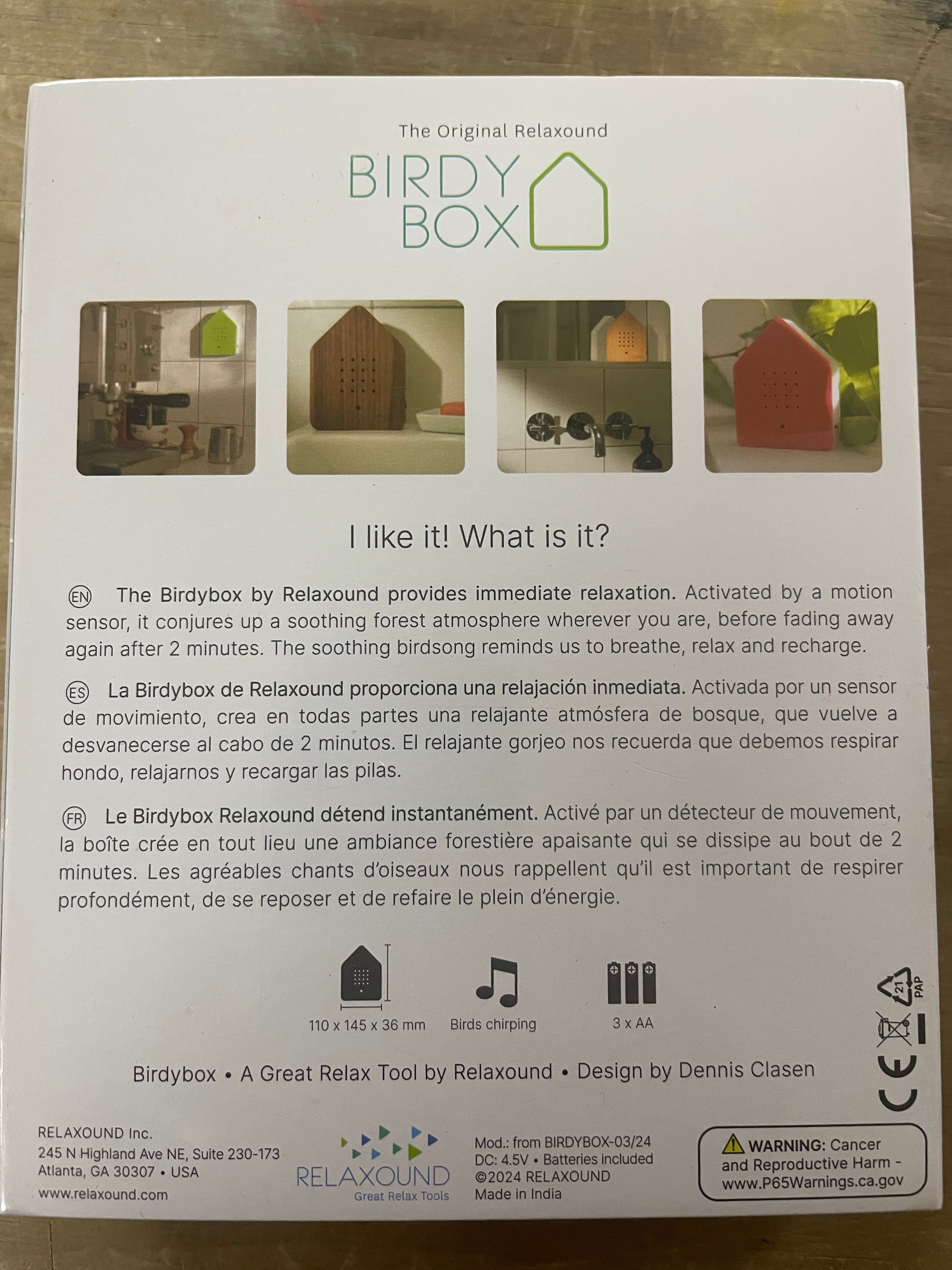 The Original Relaxound, Sound Options