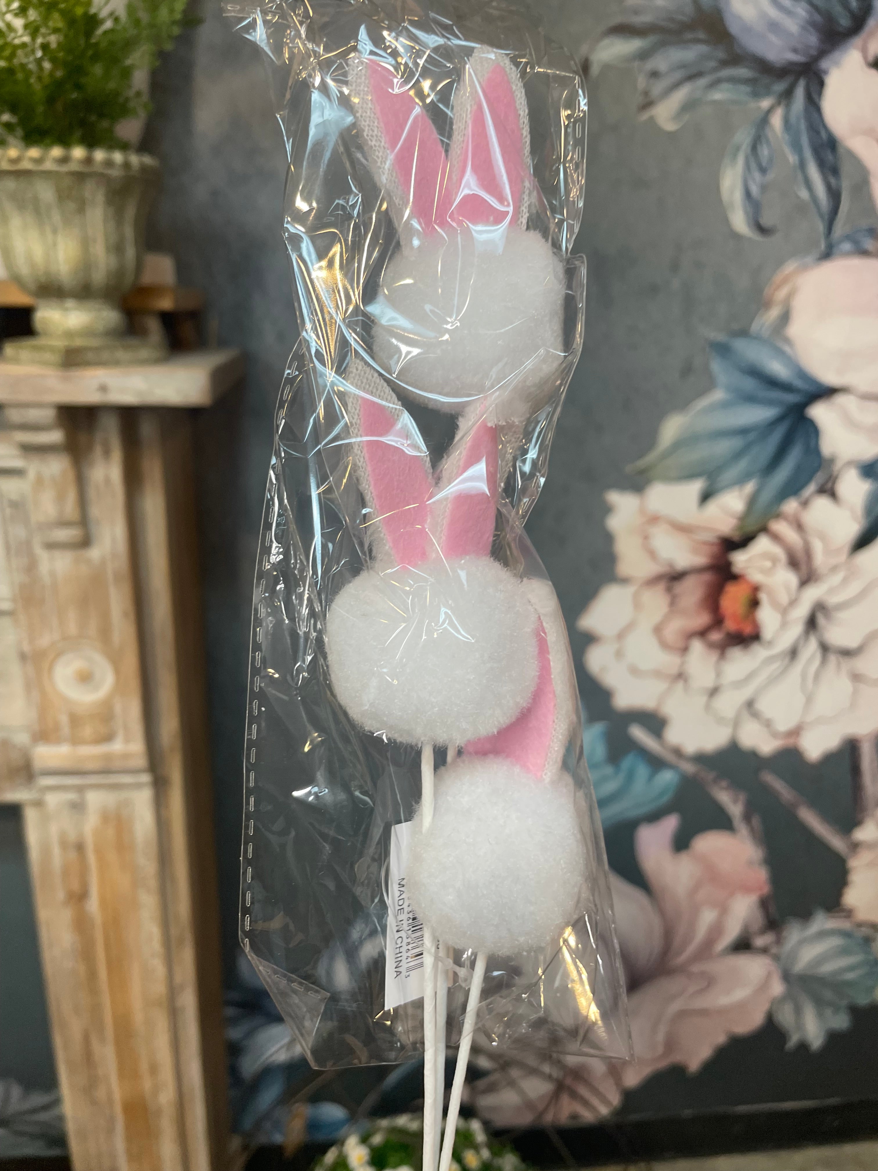 16"Pom Pom Bunny Pick, Color Options