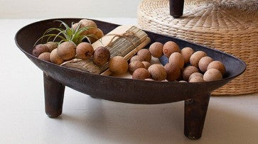 Pre Order Oval Iron Bowl, 2 Size Options