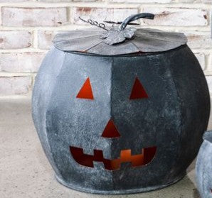 Pre Order Black Tin Pumpkin, 3 Size Options
