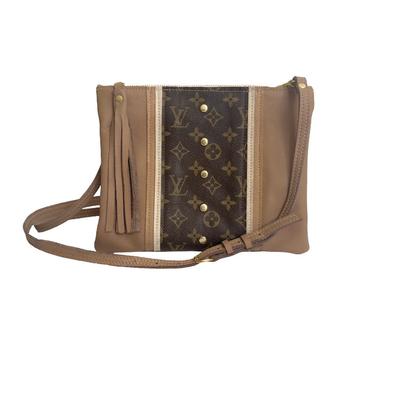 Pre Order Caroline Crossbody Upcycled LV & GG , 4 Style Options