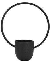 Black Hanging Pot, Size Options