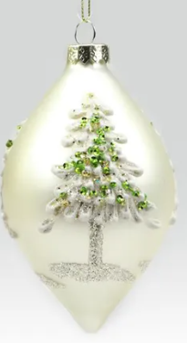 Glass Tree Ornament , 2 Style Options