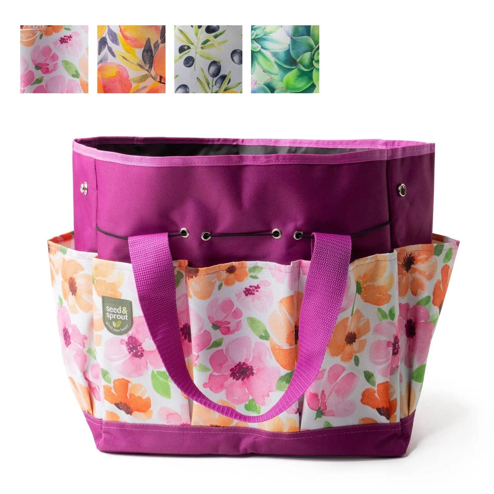 Seed & Sprout Gardening Tote Bag Open Stock