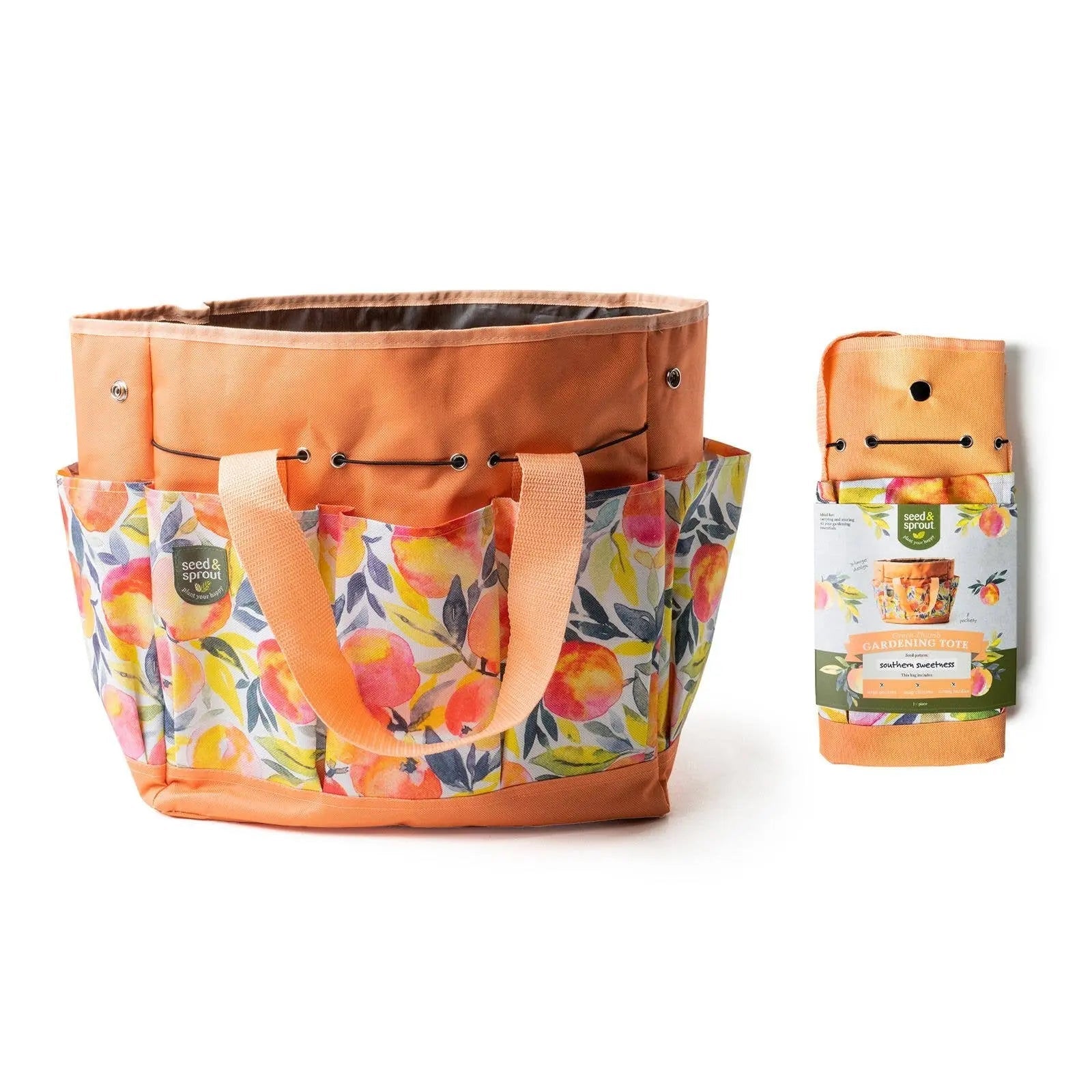 Seed & Sprout Gardening Tote Bag Open Stock