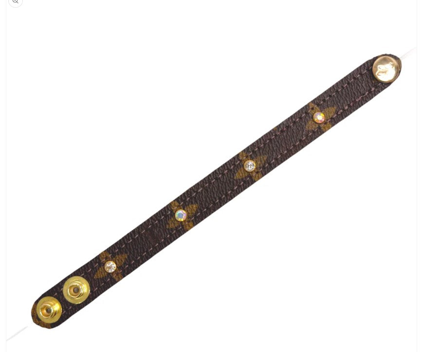 LuxAdorn Bracelet in Upcycled LV,GG