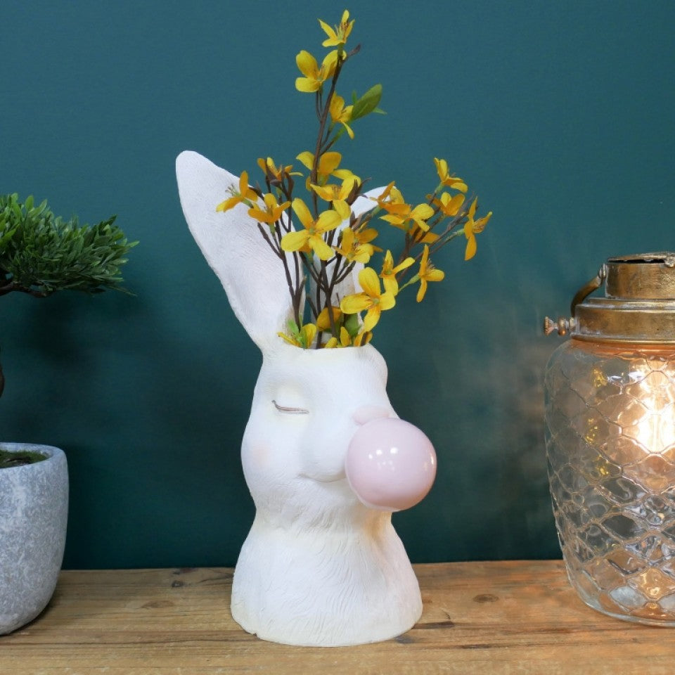 Bunny Blowing Bubble Gum Vase