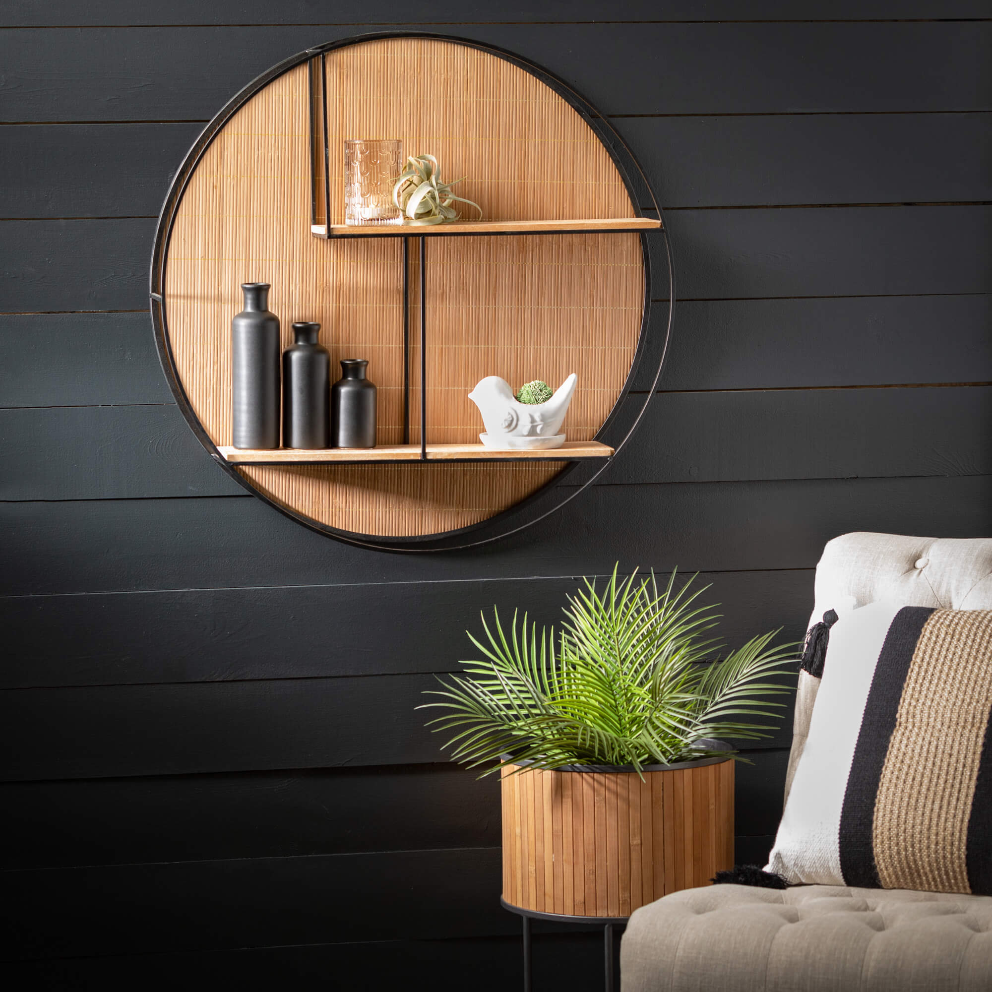 Raised Floral Bird Planter, Size Options