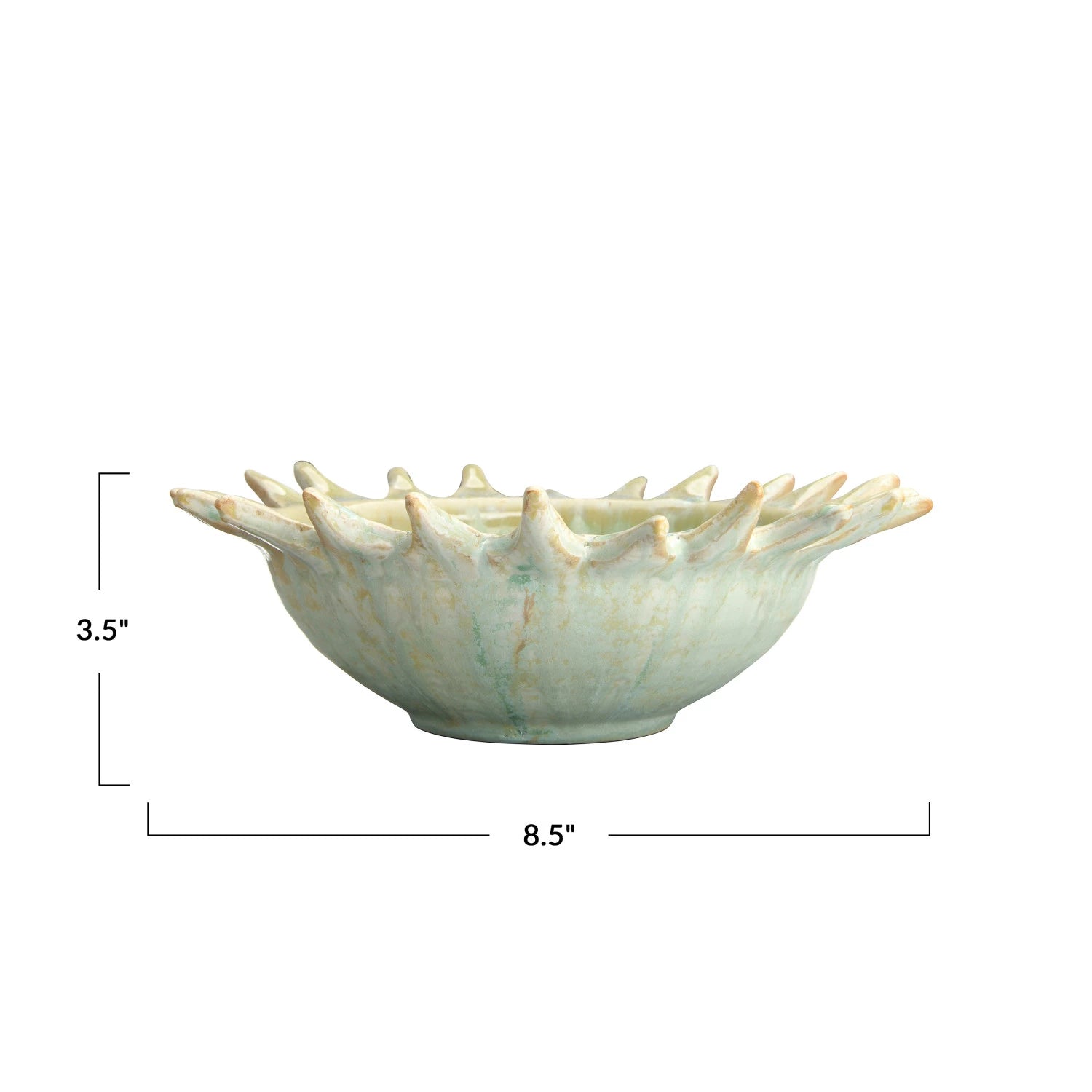 Sunburst Shaped Serving Bowl