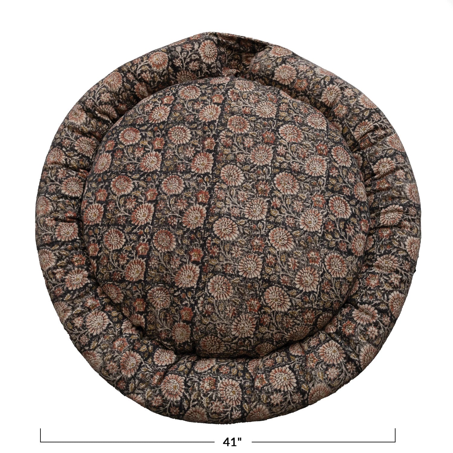 Printed Dog Bed with Removable Cover , 2 Size Options