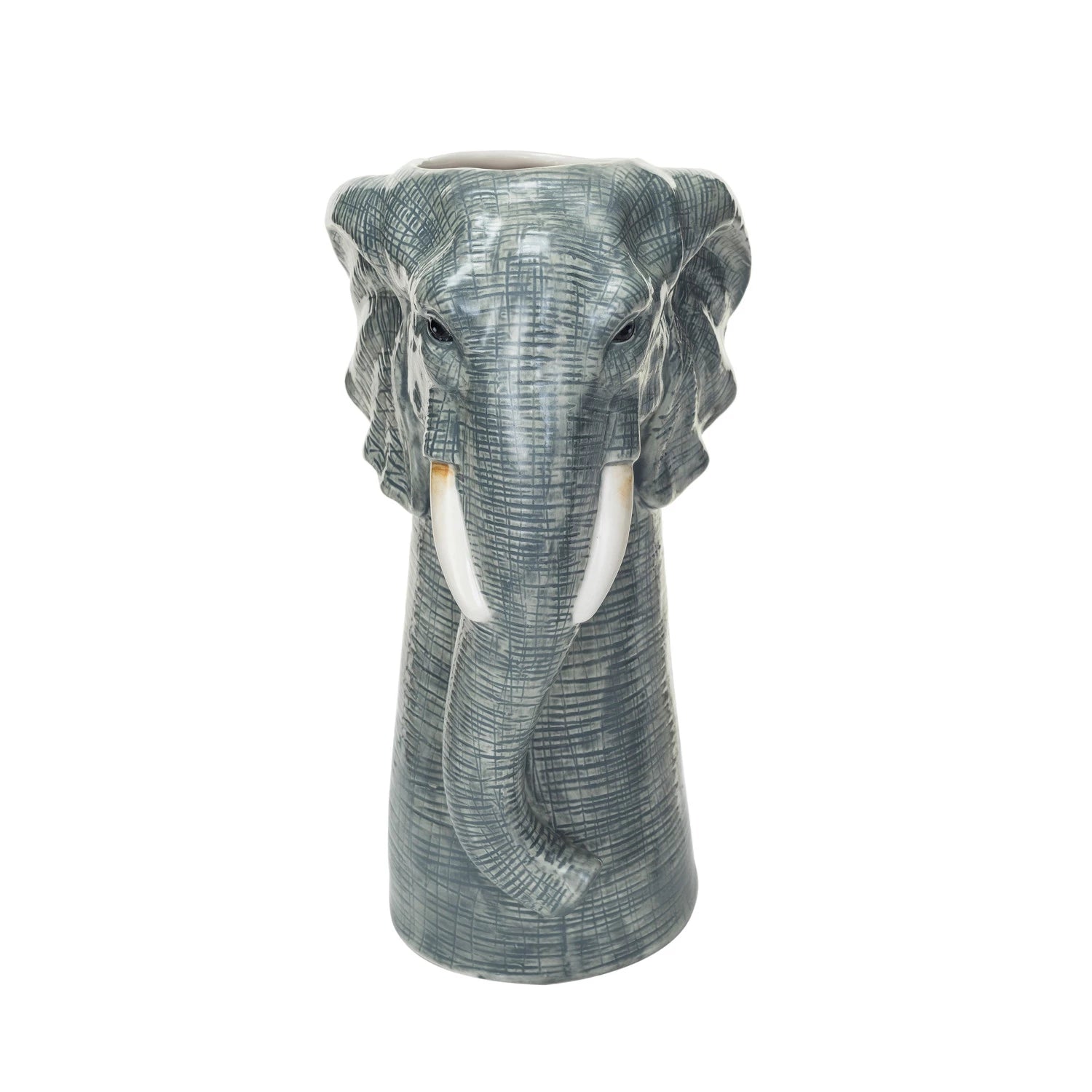 Hand Painted Stoneware Animal Vase, Style Options