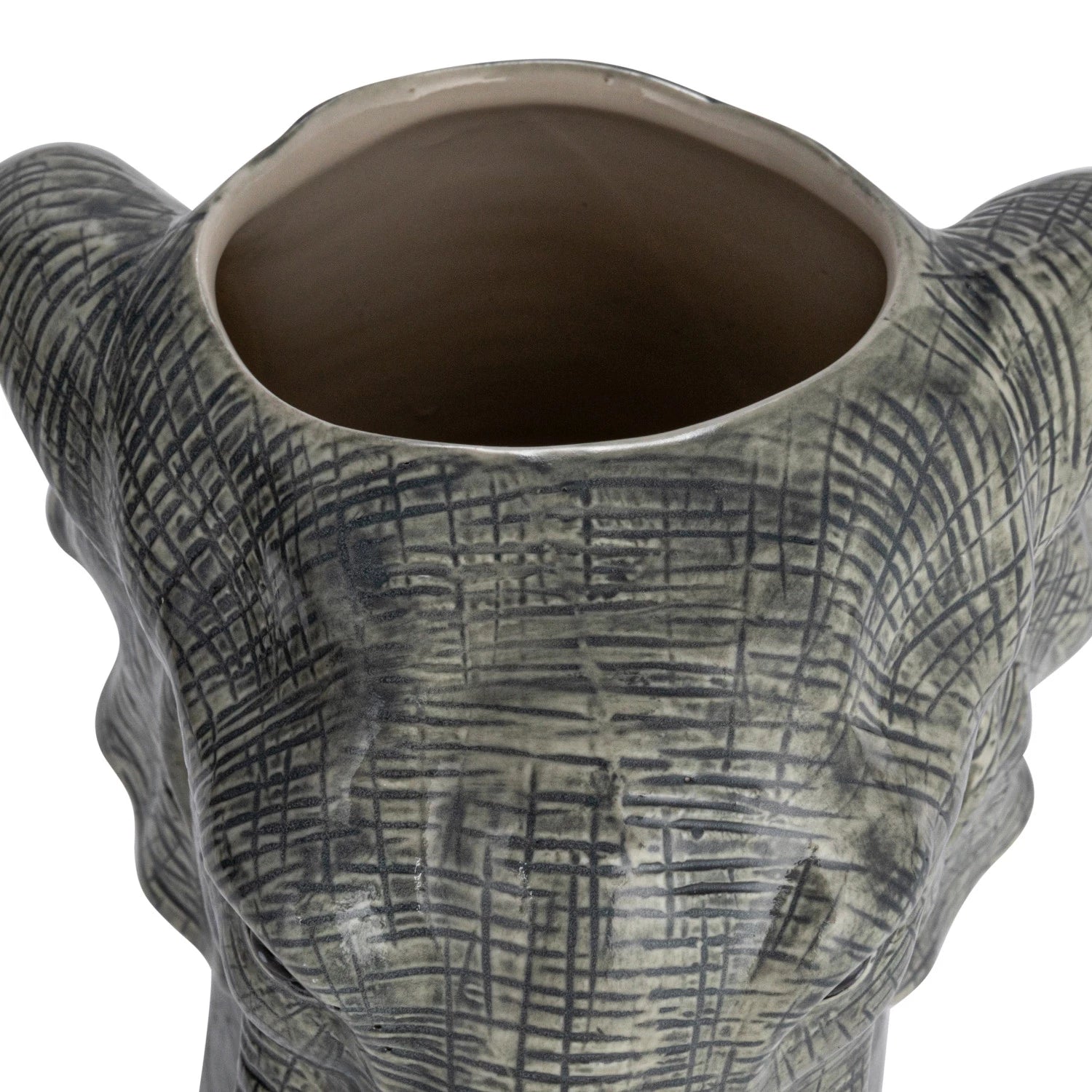Hand Painted Stoneware Animal Vase, Style Options