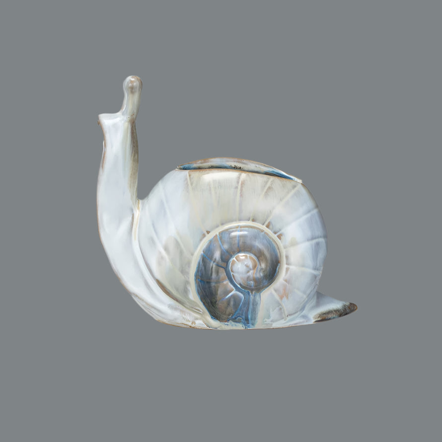 Pre Order Stoneware Snail Vase/Planter