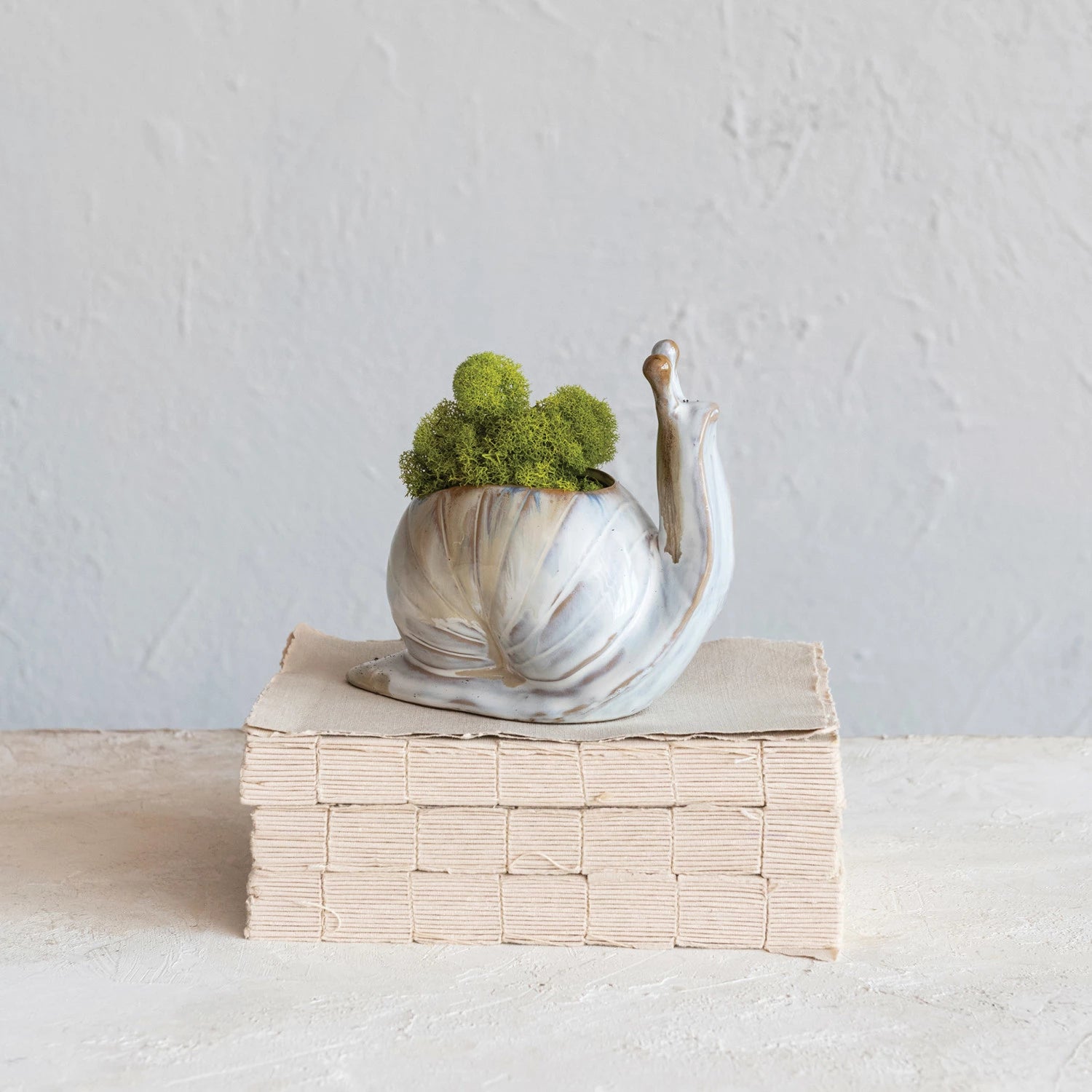 Pre Order Stoneware Snail Vase/Planter