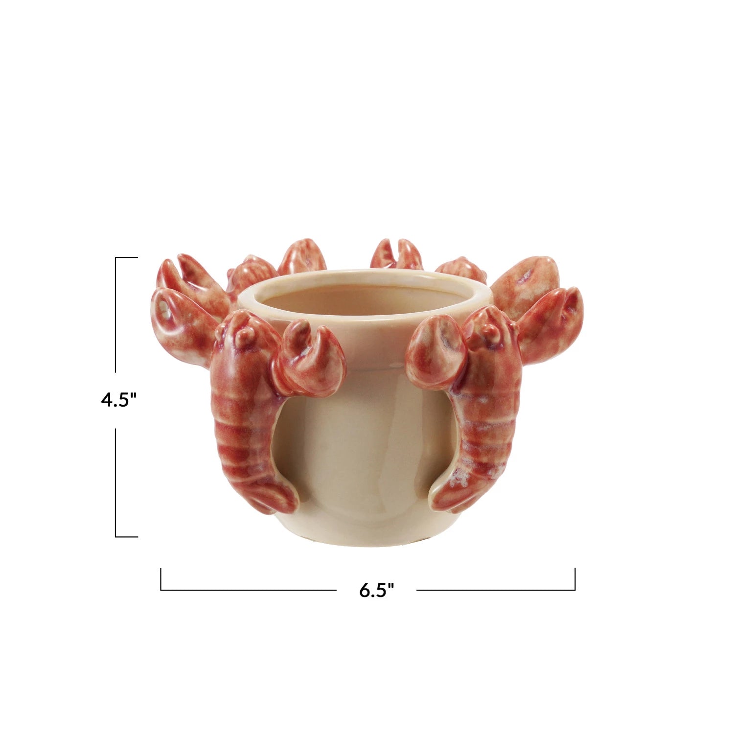 3D Stoneware Planter, 3 Style Options