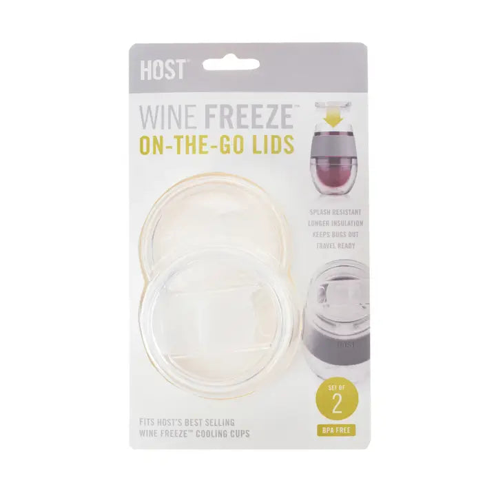 Wine Freeze™ Travel Lids For Cooling Cups - Set of 2 Lids Only