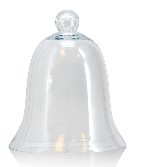 Clear Glass Bell Jar, Size Options