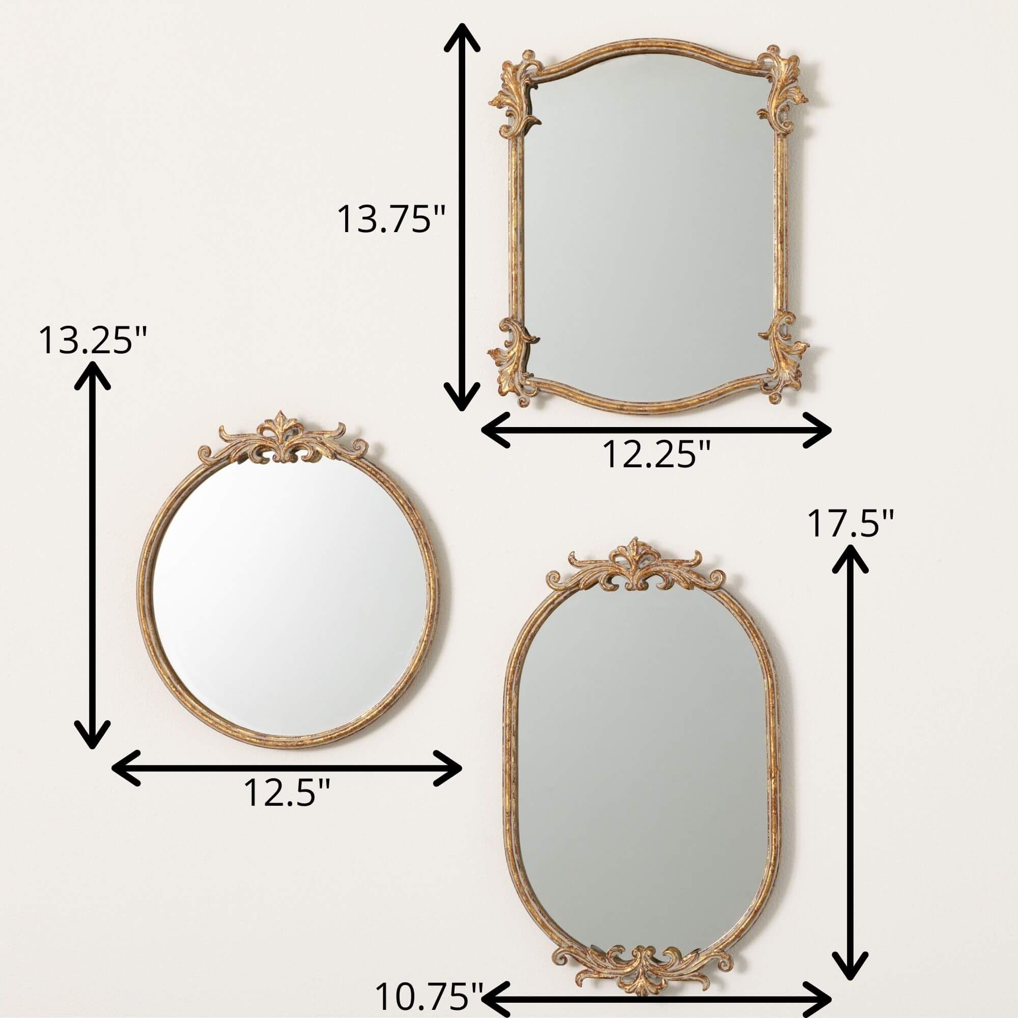 Heirloom Ornate Mirror, Style Options