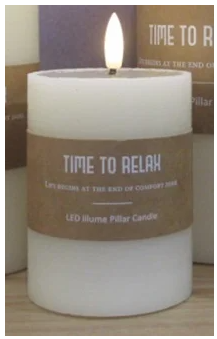 LED Pillar Candle, Size Options