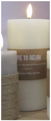 LED Pillar Candle, Size Options