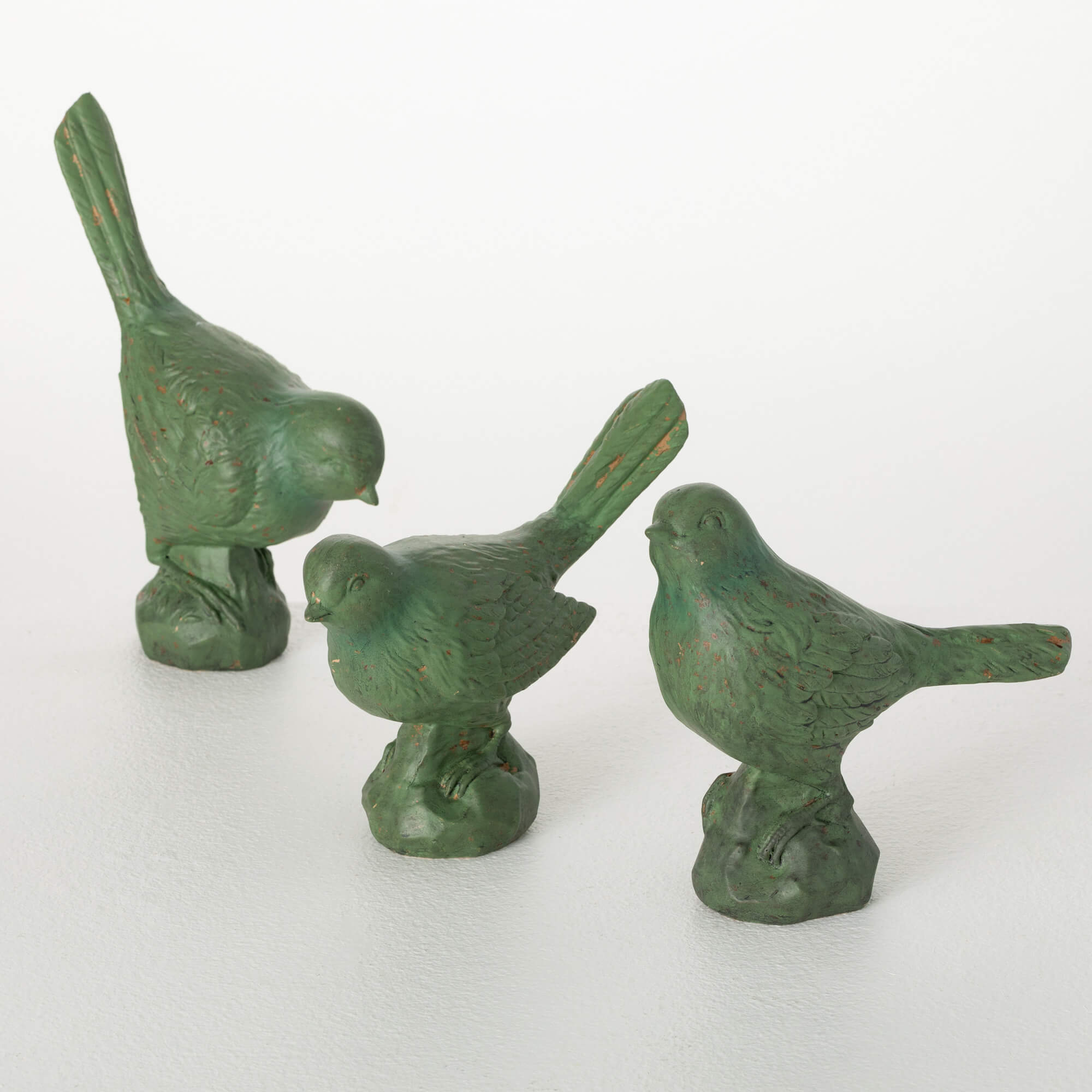 Green Bird Figurine, Style Options