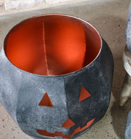 Pre Order Black Tin Pumpkin, 3 Size Options
