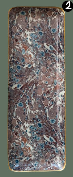 Enameled Metal Tray, 3 Style Options