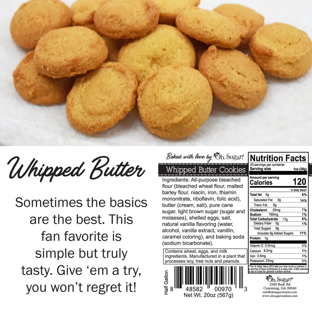 Cookie Jars, 4 Flavor and 2 Size Options