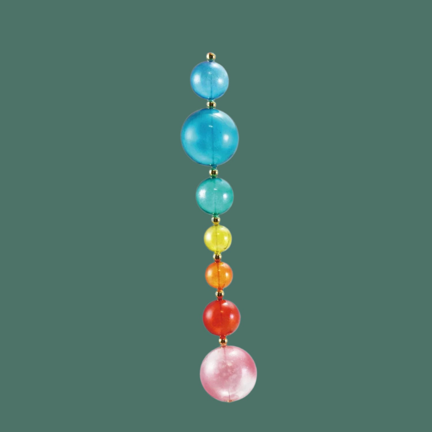 72"L Multi Color Plastic Ball Garland