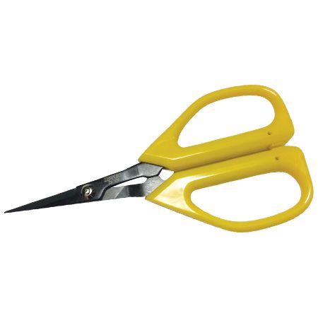 Unique Bargains Student Office Yellow Plastic Handle Scissors 6.6
