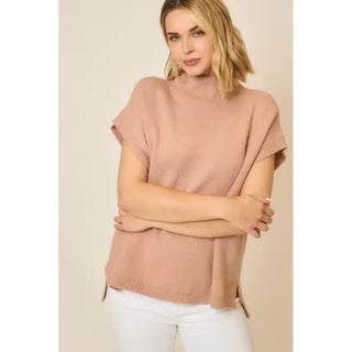 Sleeveless Knit Sweater Vest