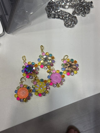 Pre order Round bling charm
