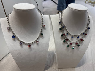 Pre order- silver bling necklace