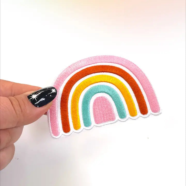 Rainbow Iron-On Embroidered Patch